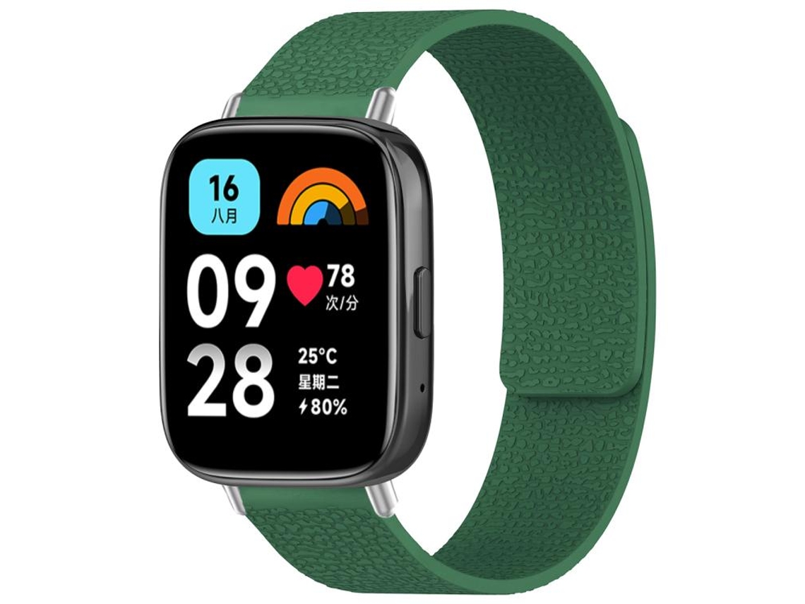 Correa para Redmi Watch 3 Active / Lite - Silicona magnética - Textura de lichi