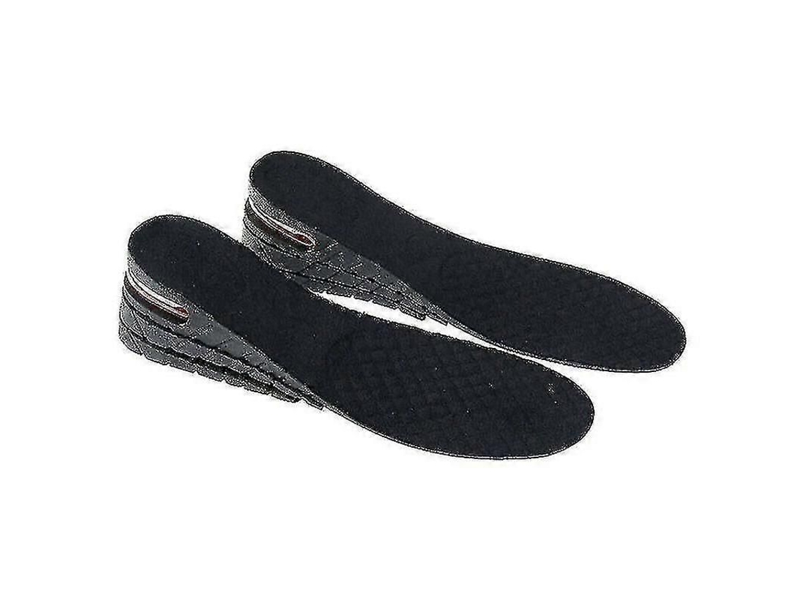 Plantilla Unisex Ajustable En Altura Para Zapatos, Zapatillas Y Botas (3 Cm, 5 Cm, 7 Cm, 9 Cm) - Negra