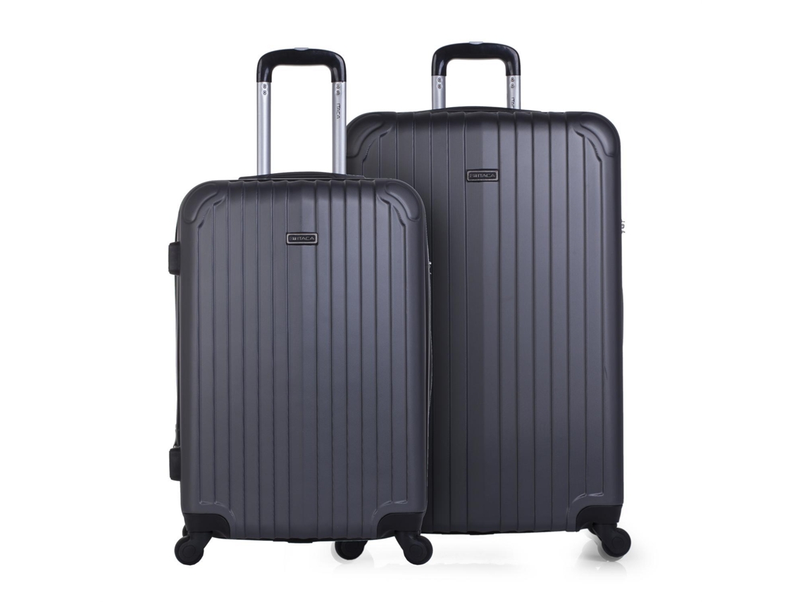 Conjunto de Maletas de Viaje ITACA Sevron Gris