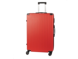 Maleta Gran Volumen Trolley Rígida Ultraligera, De Abs De Alta Resistencia Con Esquinas Reforzadas. Cerradura Numérica Y 4 Ruedas Dobles 360°.