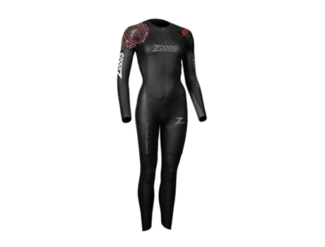Traje de Compresión de Natación para Mujer ZOGGS (S/M - Negro)