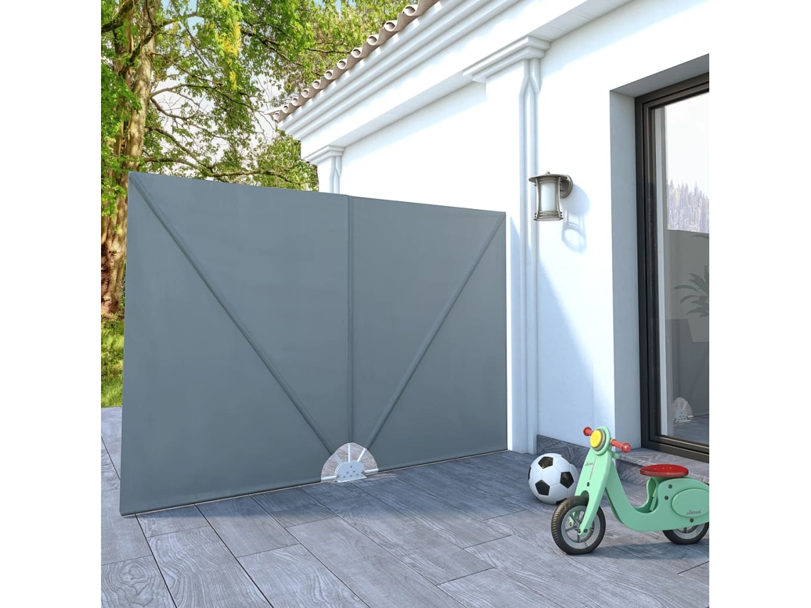 Toldo de vela HARLANV1, 240x160 cm, gris