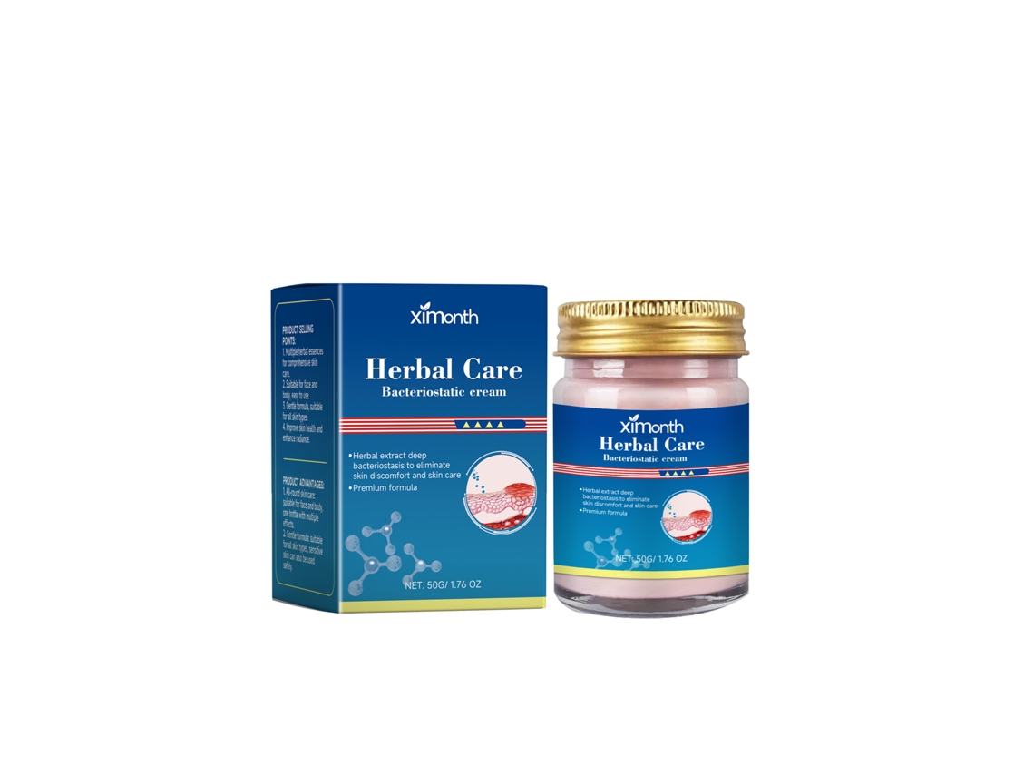 Crema antibacteriana herbal para el cuidado de la piel