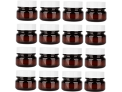 Envases Cosméticos De Pet De 16 Piezas Para Cremas Y Mantecas Corporales, Tarros De Viaje Reutilizables