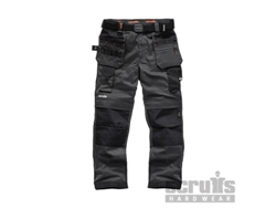 SCRUFFS T54781 Pantalón de bolsillos con funda Pro Flex, color gris