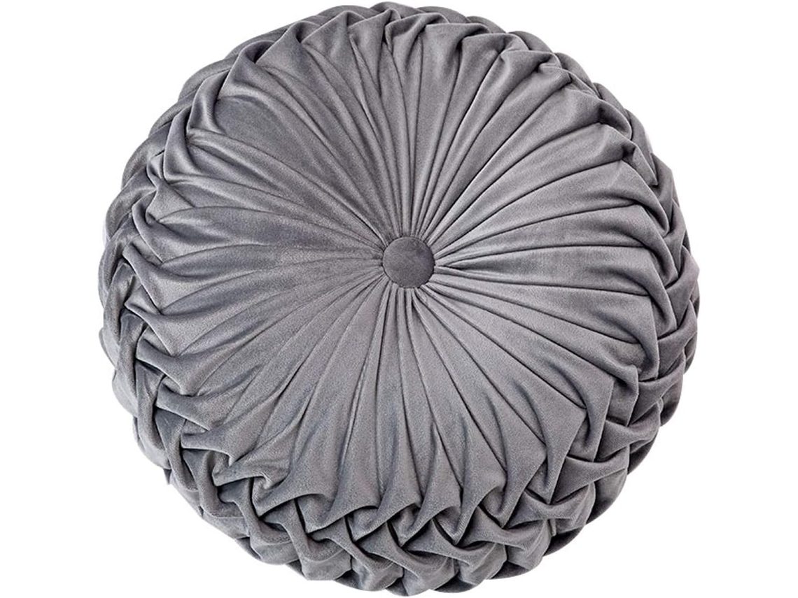 Cojín Redondo Calabaza - Terciopelo 3d 38cm