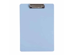 Portafolios A4 con clip plegable para taller escolar azul claro