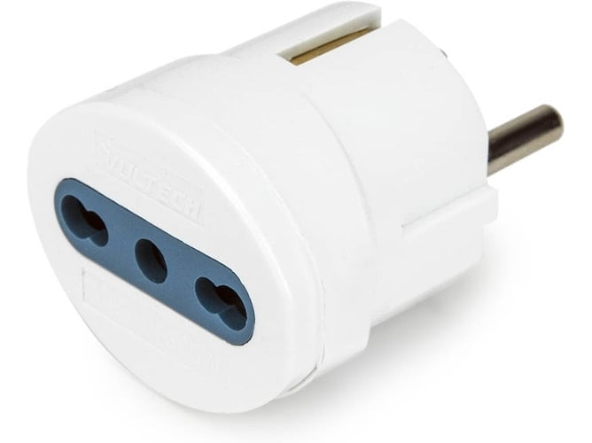 Adaptador de Viaje VULTECH AT-06 IT Blanco
