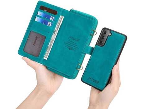 Funda Samsung Galaxy S21 5G HFS-HOUSE Cierre Magnético (Azul)