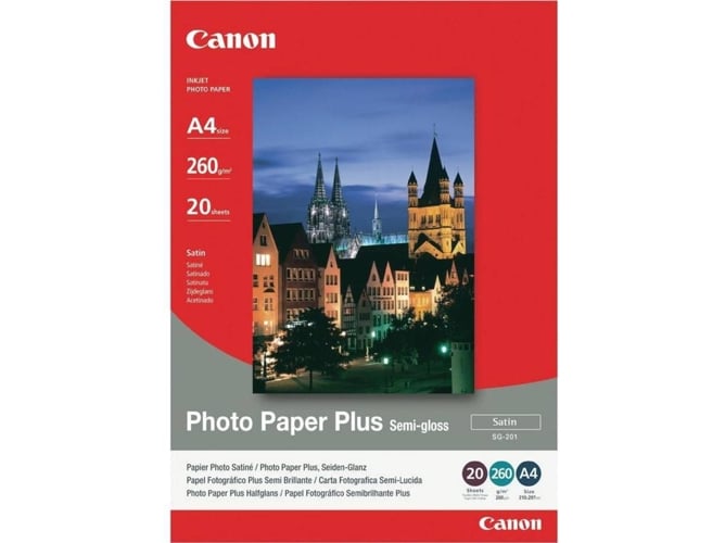 Papel Fotográfico Semi Gloss CANON A4