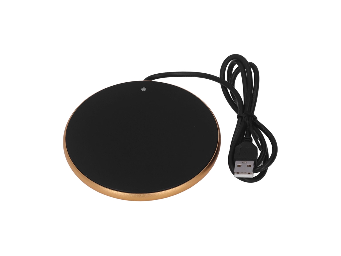Calentador De Tazas De Café 55°c Usb Constant Temperature Compacto Para Hogar Oficina Viajes Oro