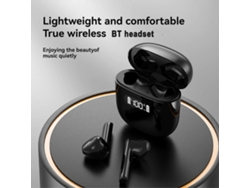 Auriculares inalámbricos Bluetooth 5.3 con pantalla LED, resistentes al agua IPX4, para teléfono y portátil. Ly Ebike