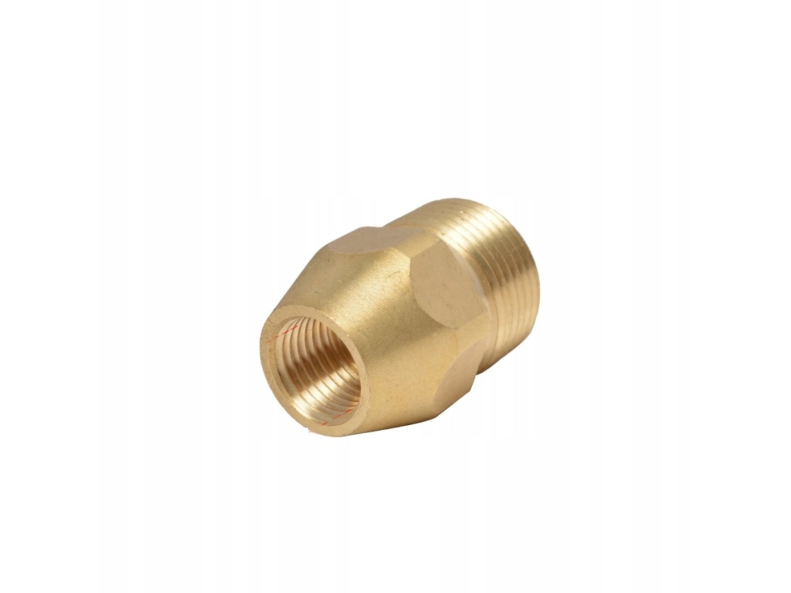 Adaptador M22x1.5m - G1/4f – Reducción Laton | Compatible con hidrolimpiadoras Karcher/Kranzle | Durabilidad