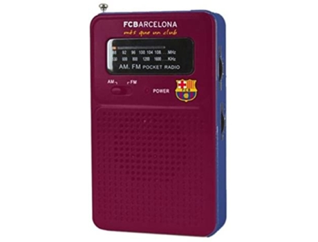 Radio portatil FC BARCELONA 69384 (burdeos)