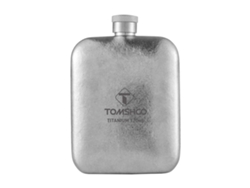Botella de whisky de titanio de 170 ml para acampar.