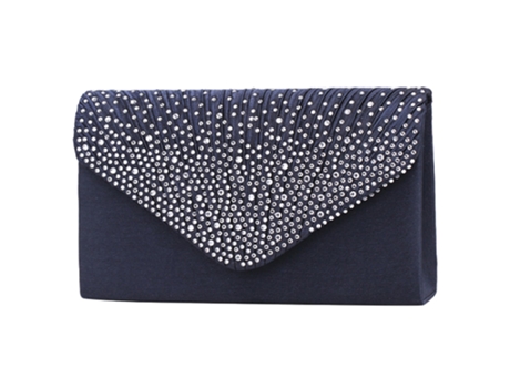 Bolso De Noche Para Mujer, Bolso Banquete, Azul Marino ZMDECQNA