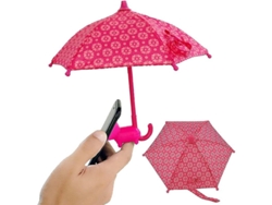 Soporte Universal Para Teléfono Con Parasol, Ventosa Ajustable Y Bonita, Color Rosa.