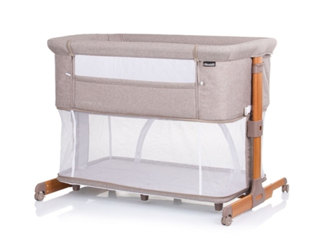 Cuna de colecho y parque MOMMY´N ME beige wood CHIPOLINO