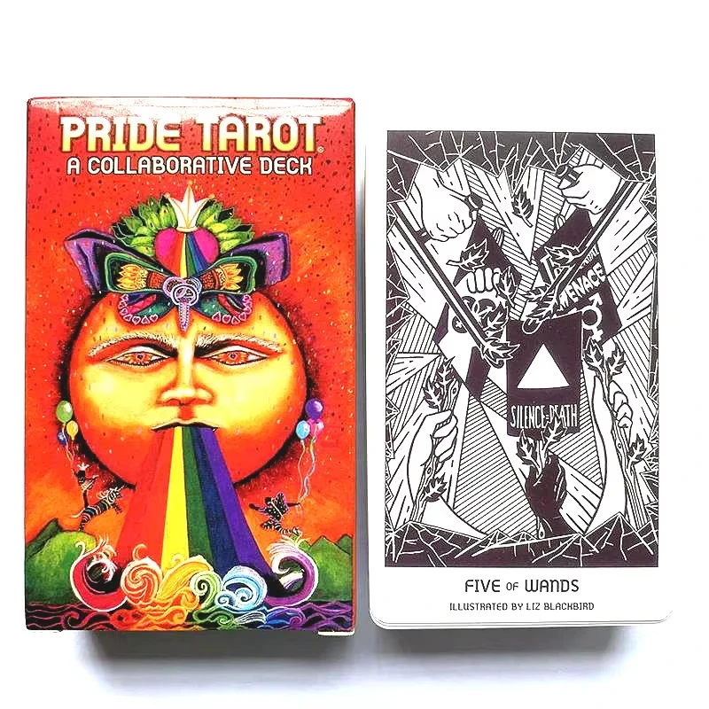 Guía En Pdf Del Juego De Mesa Pride Tarot Card, Versión En Inglés