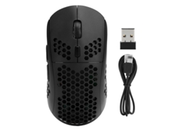 Ratón Inalámbrico Hxsj T90 Con Carga Inalámbrica, 3 Modos, Bluetooth 3.0+5.0+2.4g, Rgb Y Dpi Ajustable Para Portátiles Y Ordenadores De Sobremesa.