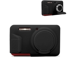 Funda de silicona para Kodak Pixpro Fz55 con tapa de lente extraíble, negra, GERTIZ