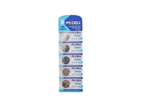 BATTERIA A LITIO CR 2025 3VOLTS A BOTTONE BLISTER 5PZ