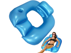 Flotador reclinable para piscina Slowmoose con portavasos