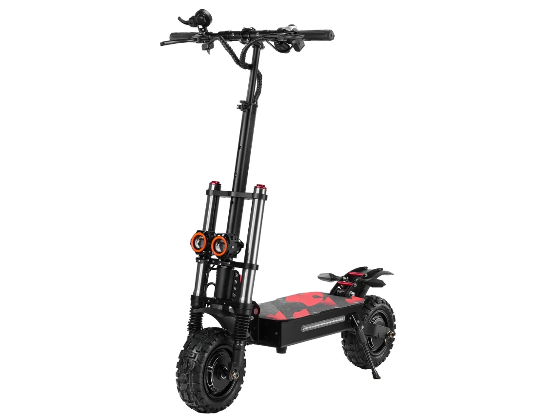 Patinete Eléctrico Todoterreno Boyueda S3-11, Doble Motor De 3000 W, Velocidad Máxima De 85 Km/h, Autonomía De 120 Km, Frenos Hidráulicos