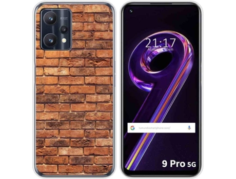Carcasa para Realme 9 Pro 5G TUMUNDOSMARTPHONE Dibujos Ladrillo 04 Multicolor
