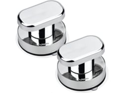 2 Mangoes De Succión Para Puertas Y Ventanas, Mango De Succión Reutilizable Con Alta Adherencia Para Hogar