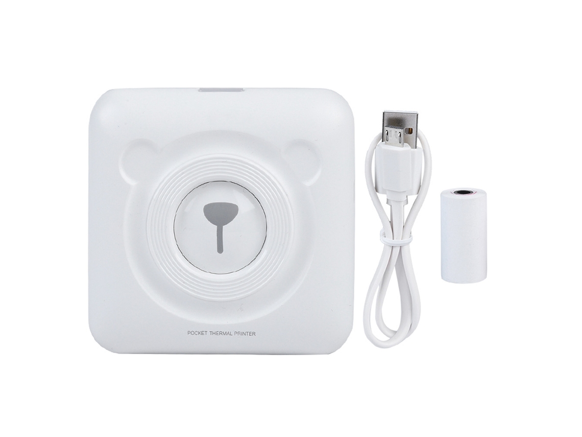 Impresora Térmica (conexión Bluetooth, Impresión De Notas Y Códigos De Barras)