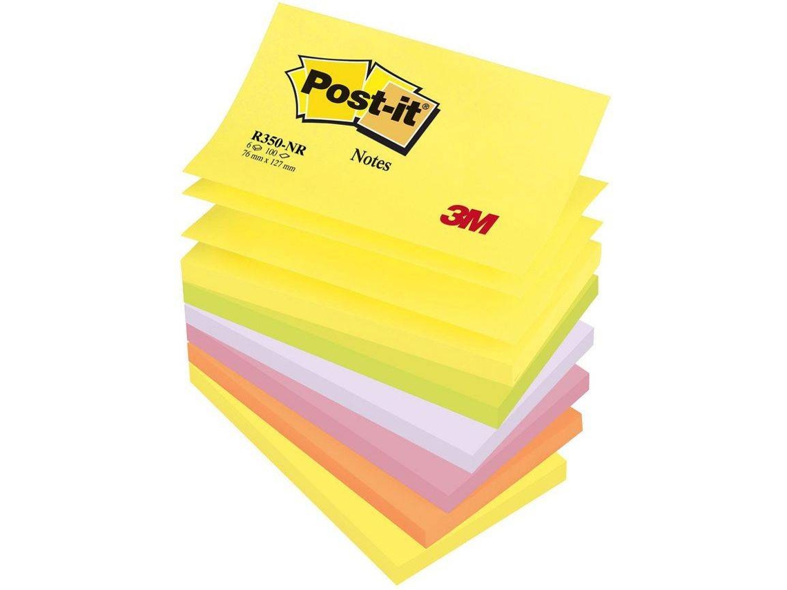 Bloc de Notas POST-IT® Z-Notes (12.7 x 7.6 cm - 100 Hojas)