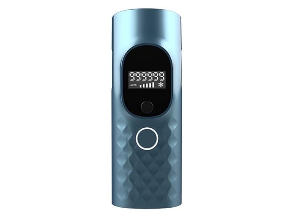 Depilación láser para mujeres Máquina de depilación láser permanente IPL con afeitadora gafas Dispositivo de depilación permanente parpadea 999,999 para uso doméstico - azul CHRONUS
