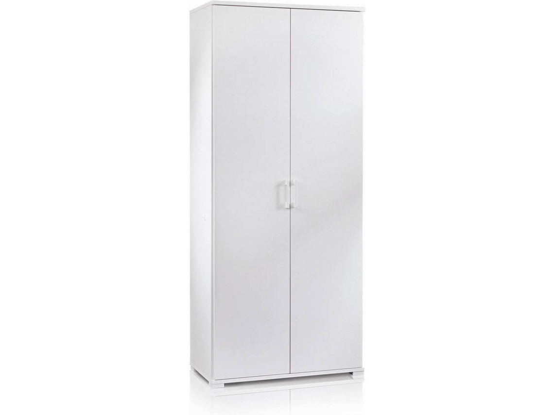 Armario DMORA Blanco (Aglomerado de Melamina - 90x195x45 cm)