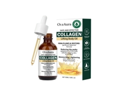 Aceite corporal reafirmante con colágeno para la piel.