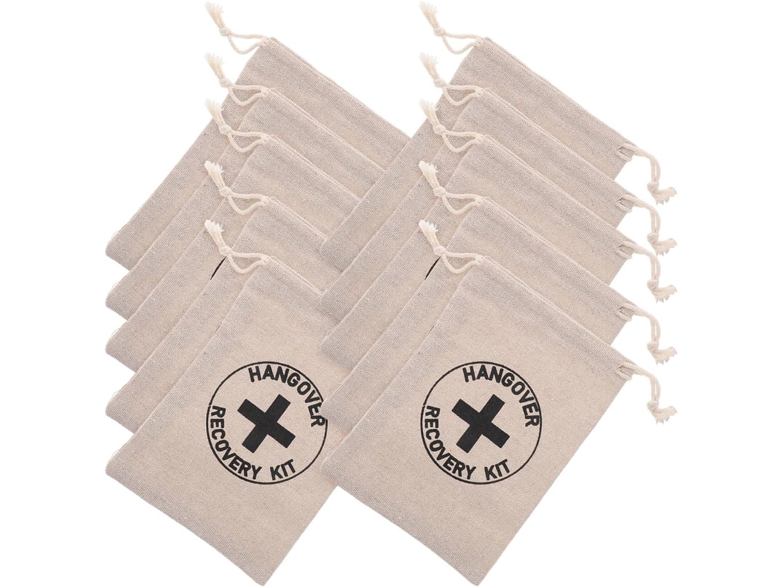 Bolsas Cordón Emergencia Nupcial 10 Piezas Despedidas Soltera Bodas Fiestas Bienvenida Kit