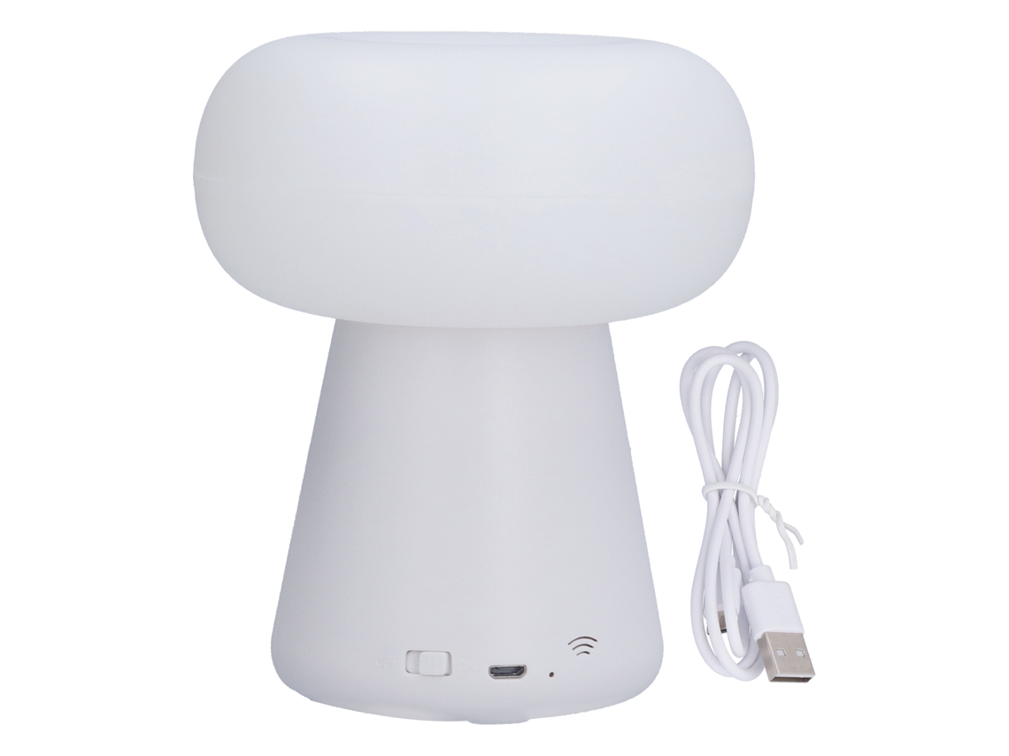 Lámpara con sensor en forma de hongo 2026 con USB: luz ambiental innovadora para el hogar y el dormitorio.