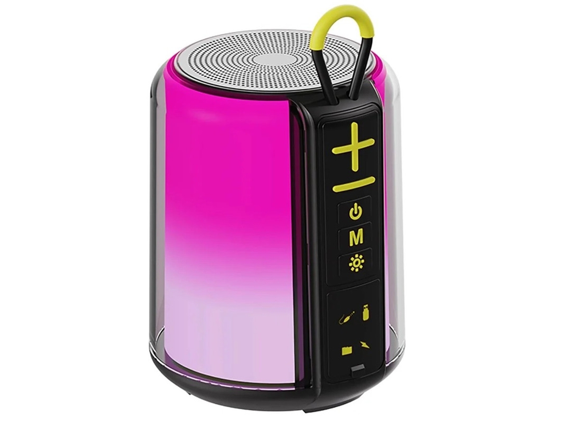 Altavoz Bluetooth portátil con sonido estéreo HD de 8 W, inalámbrico, emparejamiento TWS, luz RGB dual, Bluetooth 5.3/aux Yizhood