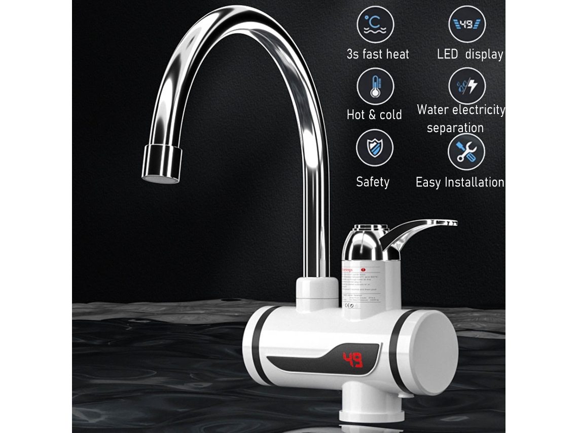 Calefactor Electrico Grifo Electrico Instantaneo Opiniones Calentador De  Agua Instantaneo Grifo Eléctrico Calentador