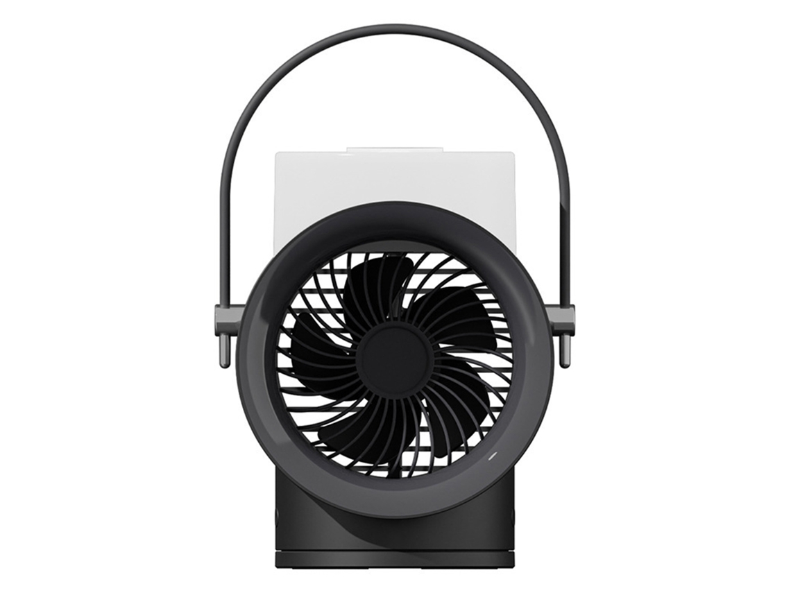Ventilador Portátil Recargable Por Usb Con Nebulizador, Aromaterapia, Luz Nocturna Y 3 Velocidades.