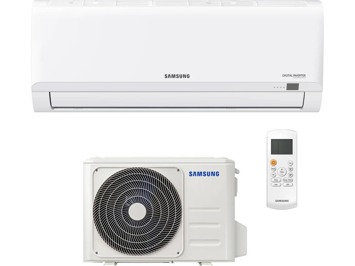 Aire Acondicionado SAMSUNG AR12TXHQBWK (24 m² - 12000 BTU - Blanco)