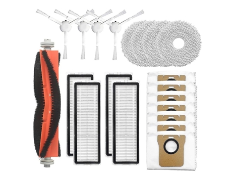 Accesorio Aspiradoras Compatibilidad Universal Mijiag Robot Cepillo + Lateral + Filtro + Bolsa + Fregona