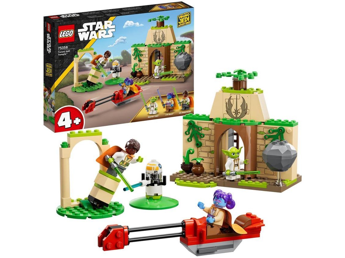 LEGO Star Wars: Tenoo Jedi Temple™ – Set de brinquedo de construção com kit de iniciante divertido (124 peças)