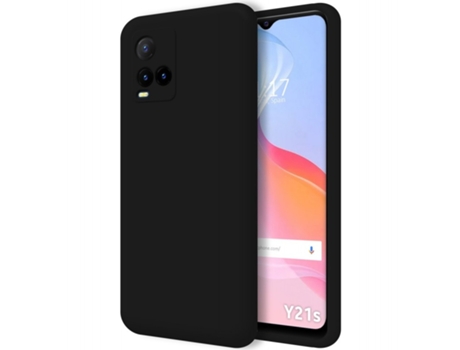 Carcasa Vivo Y21s / Y33s TUMUNDOSMARTPHONE Silicona Líquida Negro