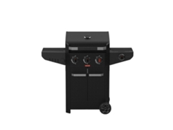 Barbacoa BARBECOOK Luca 312 con mueble y quemador lateral (133,4 x 60,3 x 112,3 cm - Negra)