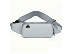 Cinturón deportivo multifuncional de lona Yuysan, impermeable, tamaño de 8 pulgadas, color gris.
