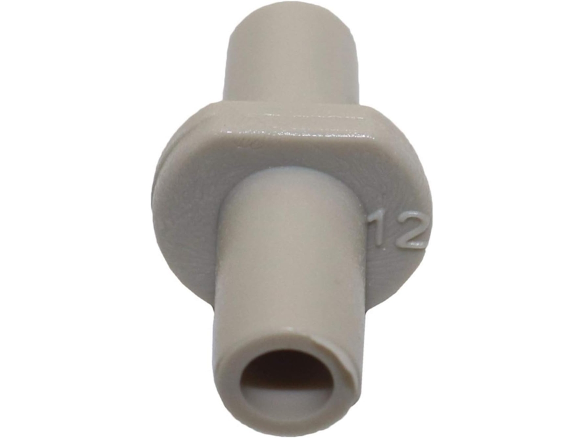 100 Adaptadores De Conector Manguera 6 Mm Recto Blanco Para