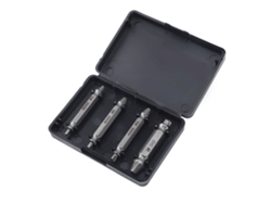 Juego De 4 Extractores De Tornillos De Acero De Alta Velocidad Con Dos Puntas Para Tornillos Rotos O Dañados.
