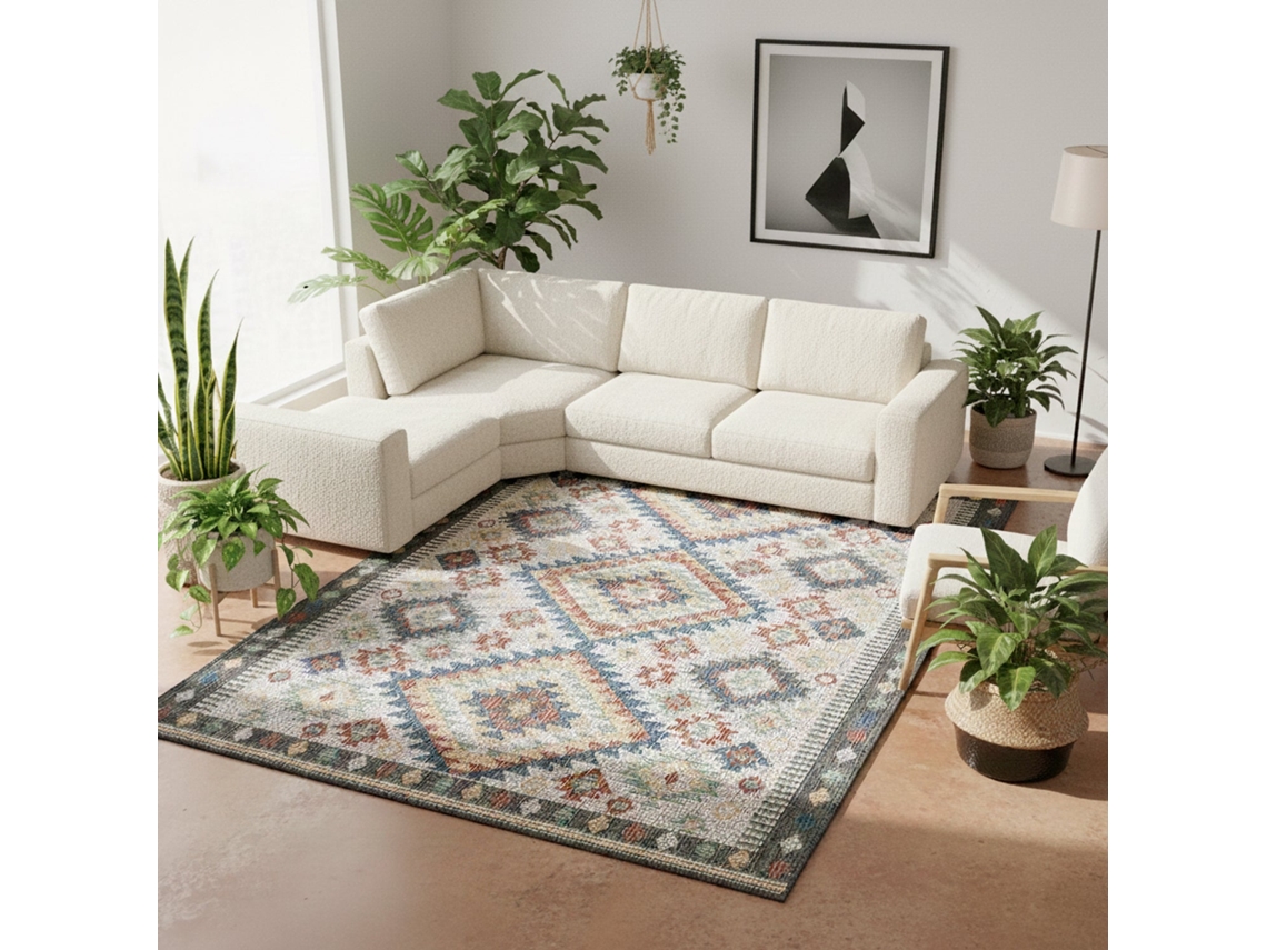 Rugura Alfombra De Salón Duna Arrecife - Moderna Resistente Decorativa Fácil Limpieza Pelo Corto Suave - 200x285 Cm