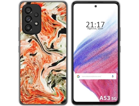 Carcasa para Samsung Galaxy A53 5G TUMUNDOSMARTPHONE Dibujos Mármol 12 Multicolor